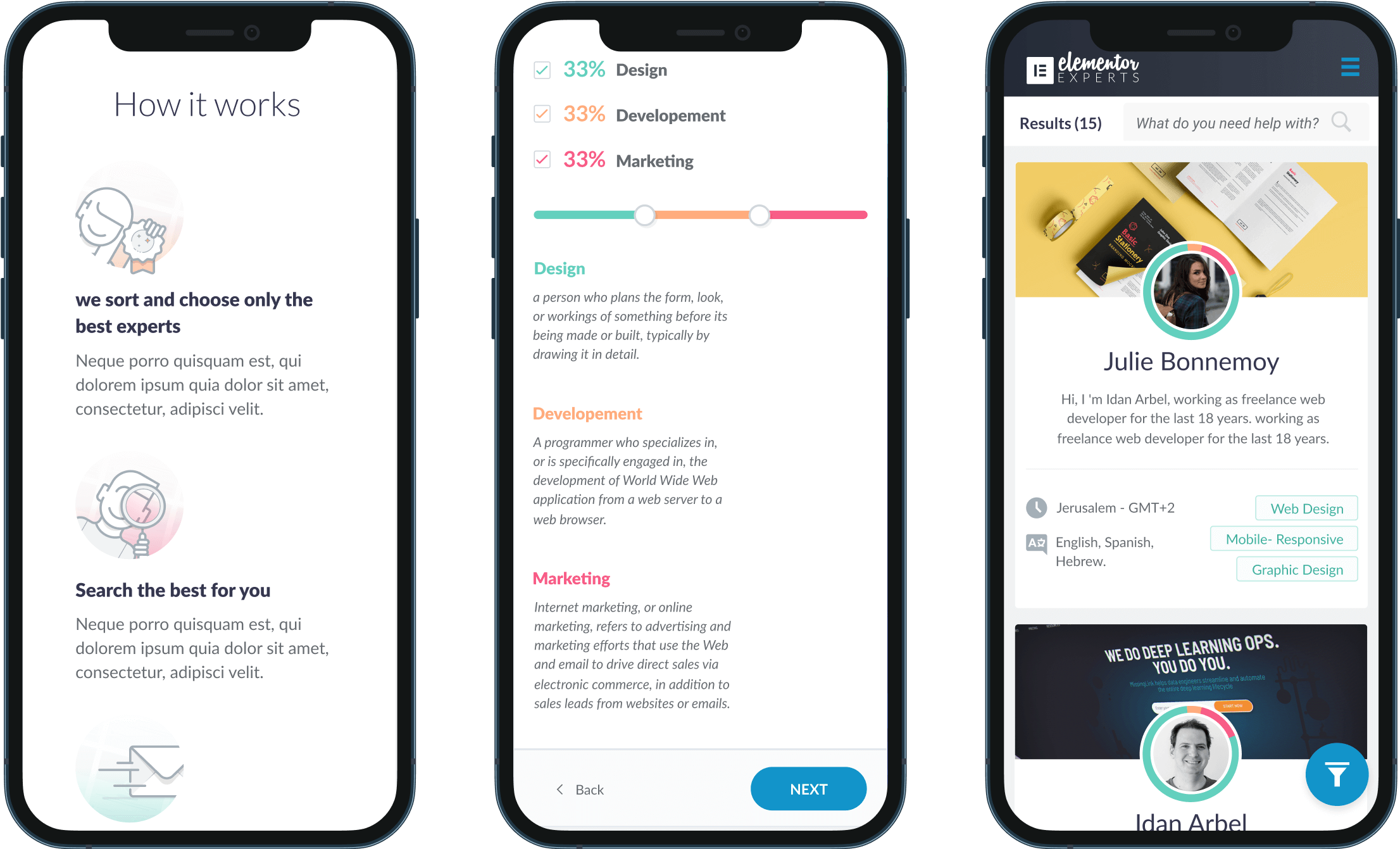 UX/UI Design​