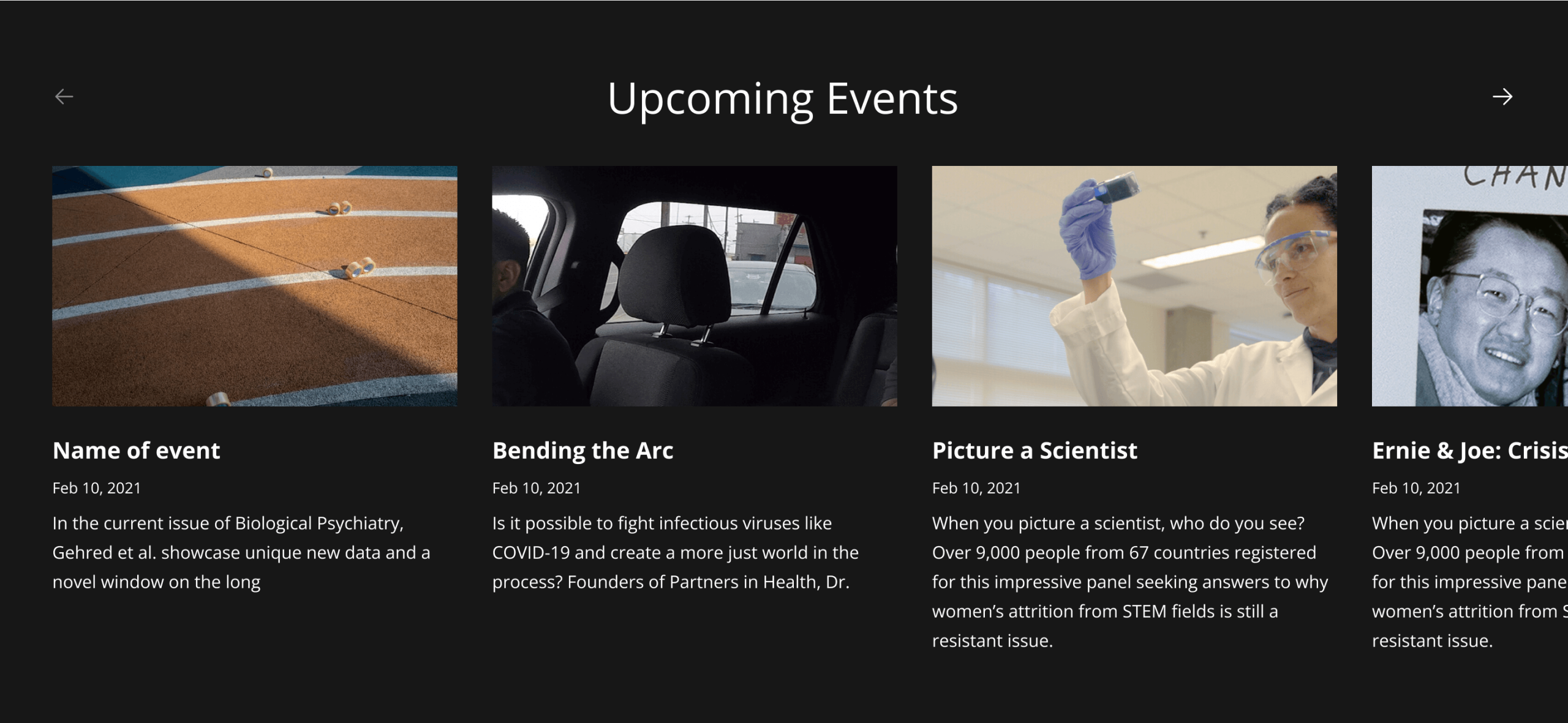website design upcoming