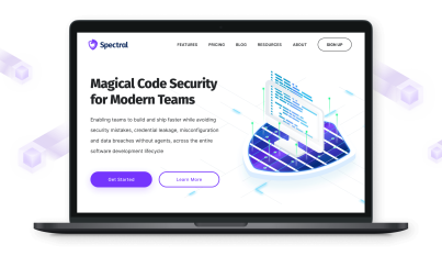 spectral website design